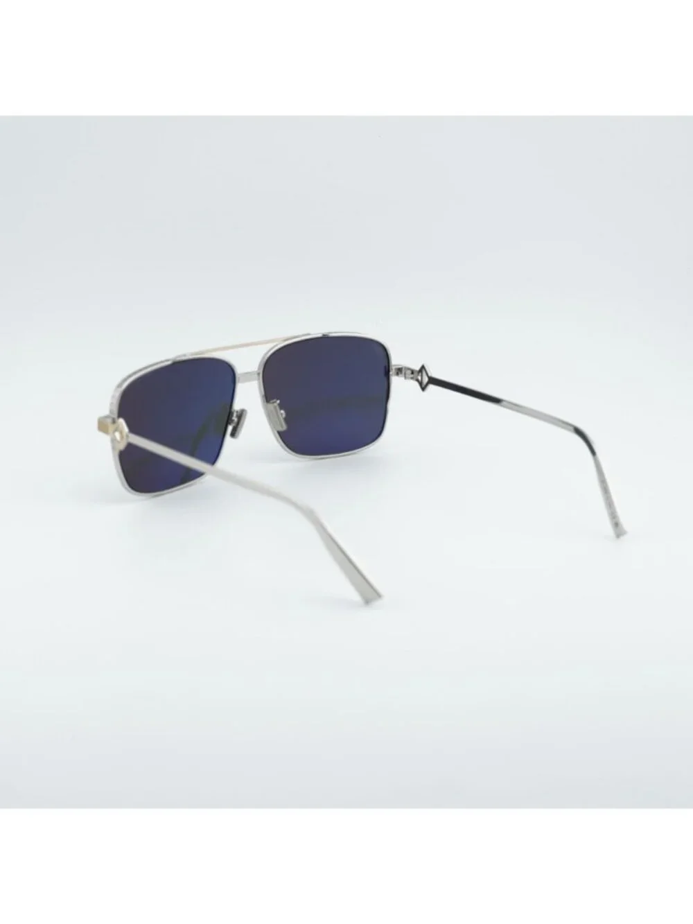 Dior CD DIAMOND S9F F2A5 Men Sunglasses Palladium Square Frame, Silver Lenses